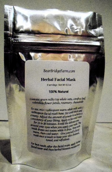 Herbal Facial Mask for Oily Skin