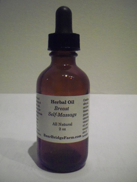 Breast Self-Massage Herbal Oil