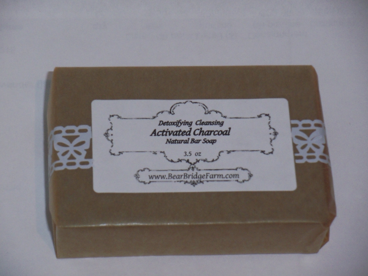 Detoxifing Activated Charcoal Soap, with Tea Tree Essential Oil