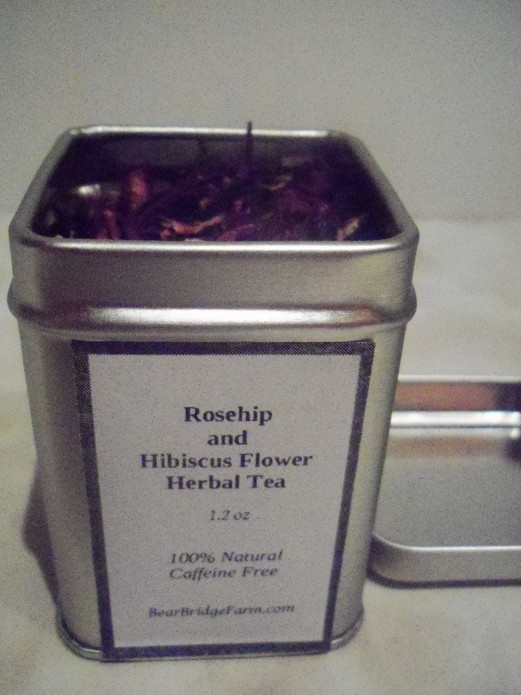 Rosehip and Hibiscus Flower