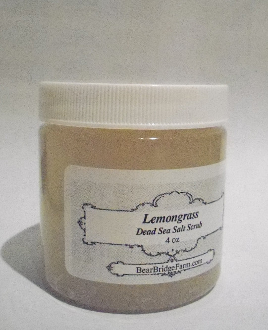 Dead Sea Salt Scrub, Lemongrass