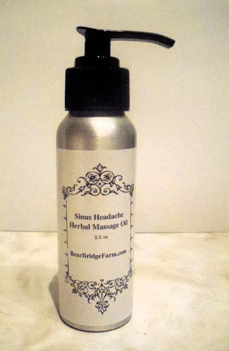 Sinus Headache Massage Oil